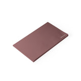 Blank color note pad - blank - pink-brown