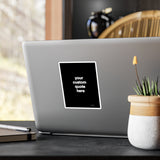 Personalized Quote Decal Sticker - Black - Custom Quote