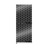 Personalized Quote Wrapping Paper - grid - Black Quote, White Background - Custom Quote