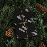 Quote Wrapping Paper - grid - your grandmother’s prayers are still protecting you