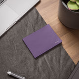 Blank color note pad - blank - muted purple