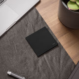 Blank note pad - black
