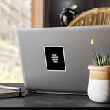 Personalized Quote Decal Sticker - Black - Custom Quote