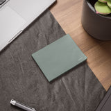 Blank color note pad - blank - muted sage