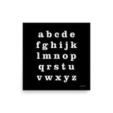 Letter sticker - font 2 - muted sage